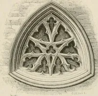 An illustration from An attempt to discriminate the styles of architecture in England : from the Conquest to the Reformation : with a sketch of the Grecian and Roman orders : notices of numerous British edifices :and some remarks on the architecture of a part of France (1848)
