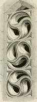 An illustration from An attempt to discriminate the styles of architecture in England : from the Conquest to the Reformation : with a sketch of the Grecian and Roman orders : notices of numerous British edifices :and some remarks on the architecture of a part of France (1848)