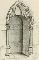 An illustration from An attempt to discriminate the styles of architecture in England : from the Conquest to the Reformation : with a sketch of the Grecian and Roman orders : notices of numerous British edifices :and some remarks on the architecture of a part of France (1848)