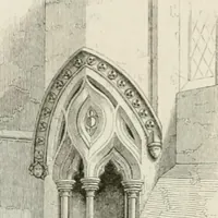 An illustration from An attempt to discriminate the styles of architecture in England : from the Conquest to the Reformation : with a sketch of the Grecian and Roman orders : notices of numerous British edifices :and some remarks on the architecture of a part of France (1848)