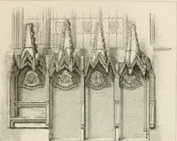 An illustration from An attempt to discriminate the styles of architecture in England : from the Conquest to the Reformation : with a sketch of the Grecian and Roman orders : notices of numerous British edifices :and some remarks on the architecture of a part of France (1848)