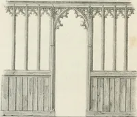 An illustration from An attempt to discriminate the styles of architecture in England : from the Conquest to the Reformation : with a sketch of the Grecian and Roman orders : notices of numerous British edifices :and some remarks on the architecture of a part of France (1848)