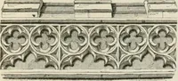 An illustration from An attempt to discriminate the styles of architecture in England : from the Conquest to the Reformation : with a sketch of the Grecian and Roman orders : notices of numerous British edifices :and some remarks on the architecture of a part of France (1848)