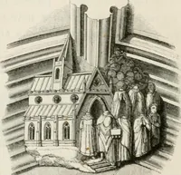An illustration from An attempt to discriminate the styles of architecture in England : from the Conquest to the Reformation : with a sketch of the Grecian and Roman orders : notices of numerous British edifices :and some remarks on the architecture of a part of France (1848)