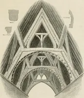 An illustration from An attempt to discriminate the styles of architecture in England : from the Conquest to the Reformation : with a sketch of the Grecian and Roman orders : notices of numerous British edifices :and some remarks on the architecture of a part of France (1848)