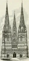 An illustration from An attempt to discriminate the styles of architecture in England : from the Conquest to the Reformation : with a sketch of the Grecian and Roman orders : notices of numerous British edifices :and some remarks on the architecture of a part of France (1848)