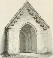 An illustration from An attempt to discriminate the styles of architecture in England : from the Conquest to the Reformation : with a sketch of the Grecian and Roman orders : notices of numerous British edifices :and some remarks on the architecture of a part of France (1848)