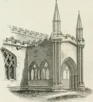An illustration from An attempt to discriminate the styles of architecture in England : from the Conquest to the Reformation : with a sketch of the Grecian and Roman orders : notices of numerous British edifices :and some remarks on the architecture of a part of France (1848)