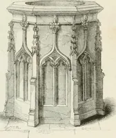 An illustration from An attempt to discriminate the styles of architecture in England : from the Conquest to the Reformation : with a sketch of the Grecian and Roman orders : notices of numerous British edifices :and some remarks on the architecture of a part of France (1848)