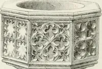An illustration from An attempt to discriminate the styles of architecture in England : from the Conquest to the Reformation : with a sketch of the Grecian and Roman orders : notices of numerous British edifices :and some remarks on the architecture of a part of France (1848)