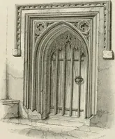 An illustration from An attempt to discriminate the styles of architecture in England : from the Conquest to the Reformation : with a sketch of the Grecian and Roman orders : notices of numerous British edifices :and some remarks on the architecture of a part of France (1848)