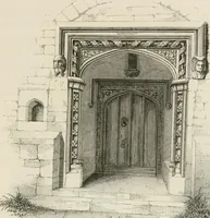 An illustration from An attempt to discriminate the styles of architecture in England : from the Conquest to the Reformation : with a sketch of the Grecian and Roman orders : notices of numerous British edifices :and some remarks on the architecture of a part of France (1848)