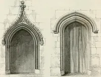 An illustration from An attempt to discriminate the styles of architecture in England : from the Conquest to the Reformation : with a sketch of the Grecian and Roman orders : notices of numerous British edifices :and some remarks on the architecture of a part of France (1848)