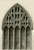 An illustration from An attempt to discriminate the styles of architecture in England : from the Conquest to the Reformation : with a sketch of the Grecian and Roman orders : notices of numerous British edifices :and some remarks on the architecture of a part of France (1848)