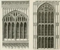 An illustration from An attempt to discriminate the styles of architecture in England : from the Conquest to the Reformation : with a sketch of the Grecian and Roman orders : notices of numerous British edifices :and some remarks on the architecture of a part of France (1848)