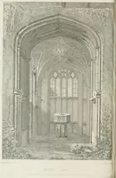 An illustration from An attempt to discriminate the styles of architecture in England : from the Conquest to the Reformation : with a sketch of the Grecian and Roman orders : notices of numerous British edifices :and some remarks on the architecture of a part of France (1848)