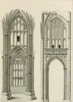 An illustration from An attempt to discriminate the styles of architecture in England : from the Conquest to the Reformation : with a sketch of the Grecian and Roman orders : notices of numerous British edifices :and some remarks on the architecture of a part of France (1848)