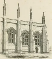 An illustration from An attempt to discriminate the styles of architecture in England : from the Conquest to the Reformation : with a sketch of the Grecian and Roman orders : notices of numerous British edifices :and some remarks on the architecture of a part of France (1848)