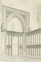 An illustration from An attempt to discriminate the styles of architecture in England : from the Conquest to the Reformation : with a sketch of the Grecian and Roman orders : notices of numerous British edifices :and some remarks on the architecture of a part of France (1848)