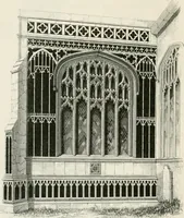 An illustration from An attempt to discriminate the styles of architecture in England : from the Conquest to the Reformation : with a sketch of the Grecian and Roman orders : notices of numerous British edifices :and some remarks on the architecture of a part of France (1848)