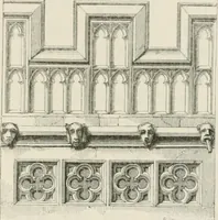 An illustration from An attempt to discriminate the styles of architecture in England : from the Conquest to the Reformation : with a sketch of the Grecian and Roman orders : notices of numerous British edifices :and some remarks on the architecture of a part of France (1848)