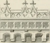 An illustration from An attempt to discriminate the styles of architecture in England : from the Conquest to the Reformation : with a sketch of the Grecian and Roman orders : notices of numerous British edifices :and some remarks on the architecture of a part of France (1848)