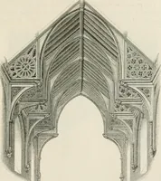 An illustration from An attempt to discriminate the styles of architecture in England : from the Conquest to the Reformation : with a sketch of the Grecian and Roman orders : notices of numerous British edifices :and some remarks on the architecture of a part of France (1848)