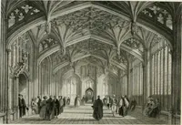 An illustration from An attempt to discriminate the styles of architecture in England : from the Conquest to the Reformation : with a sketch of the Grecian and Roman orders : notices of numerous British edifices :and some remarks on the architecture of a part of France (1848)
