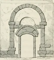 An illustration from An attempt to discriminate the styles of architecture in England : from the Conquest to the Reformation : with a sketch of the Grecian and Roman orders : notices of numerous British edifices :and some remarks on the architecture of a part of France (1848)