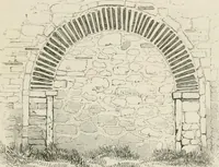An illustration from An attempt to discriminate the styles of architecture in England : from the Conquest to the Reformation : with a sketch of the Grecian and Roman orders : notices of numerous British edifices :and some remarks on the architecture of a part of France (1848)