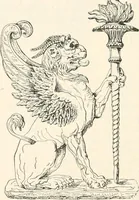 An illustration from Styles of ornament, exhibited in designs, and arranged in historical order, with descriptive text. A handbook for architects, designers, painters, sculptors, wood-carvers, chasers, modellers, cabinet-makers and artistic locksmiths as well as also for technical schools, libraries and private study (1910)