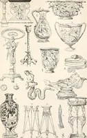 An illustration from Styles of ornament, exhibited in designs, and arranged in historical order, with descriptive text. A handbook for architects, designers, painters, sculptors, wood-carvers, chasers, modellers, cabinet-makers and artistic locksmiths as well as also for technical schools, libraries and private study (1910)