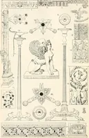 An illustration from Styles of ornament, exhibited in designs, and arranged in historical order, with descriptive text. A handbook for architects, designers, painters, sculptors, wood-carvers, chasers, modellers, cabinet-makers and artistic locksmiths as well as also for technical schools, libraries and private study (1910)