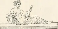 An illustration from Styles of ornament, exhibited in designs, and arranged in historical order, with descriptive text. A handbook for architects, designers, painters, sculptors, wood-carvers, chasers, modellers, cabinet-makers and artistic locksmiths as well as also for technical schools, libraries and private study (1910)