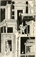 An illustration from Styles of ornament, exhibited in designs, and arranged in historical order, with descriptive text. A handbook for architects, designers, painters, sculptors, wood-carvers, chasers, modellers, cabinet-makers and artistic locksmiths as well as also for technical schools, libraries and private study (1910)