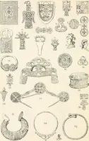 An illustration from Styles of ornament, exhibited in designs, and arranged in historical order, with descriptive text. A handbook for architects, designers, painters, sculptors, wood-carvers, chasers, modellers, cabinet-makers and artistic locksmiths as well as also for technical schools, libraries and private study (1910)