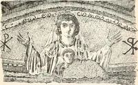 An illustration from Styles of ornament, exhibited in designs, and arranged in historical order, with descriptive text. A handbook for architects, designers, painters, sculptors, wood-carvers, chasers, modellers, cabinet-makers and artistic locksmiths as well as also for technical schools, libraries and private study (1910)