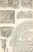 An illustration from Styles of ornament, exhibited in designs, and arranged in historical order, with descriptive text. A handbook for architects, designers, painters, sculptors, wood-carvers, chasers, modellers, cabinet-makers and artistic locksmiths as well as also for technical schools, libraries and private study (1910)