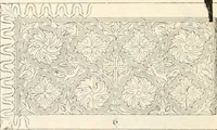 An illustration from Styles of ornament, exhibited in designs, and arranged in historical order, with descriptive text. A handbook for architects, designers, painters, sculptors, wood-carvers, chasers, modellers, cabinet-makers and artistic locksmiths as well as also for technical schools, libraries and private study (1910)