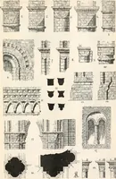 An illustration from Styles of ornament, exhibited in designs, and arranged in historical order, with descriptive text. A handbook for architects, designers, painters, sculptors, wood-carvers, chasers, modellers, cabinet-makers and artistic locksmiths as well as also for technical schools, libraries and private study (1910)