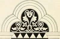 An illustration from Styles of ornament, exhibited in designs, and arranged in historical order, with descriptive text. A handbook for architects, designers, painters, sculptors, wood-carvers, chasers, modellers, cabinet-makers and artistic locksmiths as well as also for technical schools, libraries and private study (1910)