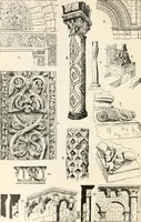 An illustration from Styles of ornament, exhibited in designs, and arranged in historical order, with descriptive text. A handbook for architects, designers, painters, sculptors, wood-carvers, chasers, modellers, cabinet-makers and artistic locksmiths as well as also for technical schools, libraries and private study (1910)