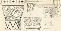 An illustration from Styles of ornament, exhibited in designs, and arranged in historical order, with descriptive text. A handbook for architects, designers, painters, sculptors, wood-carvers, chasers, modellers, cabinet-makers and artistic locksmiths as well as also for technical schools, libraries and private study (1910)