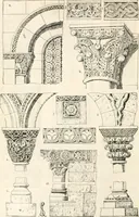 An illustration from Styles of ornament, exhibited in designs, and arranged in historical order, with descriptive text. A handbook for architects, designers, painters, sculptors, wood-carvers, chasers, modellers, cabinet-makers and artistic locksmiths as well as also for technical schools, libraries and private study (1910)