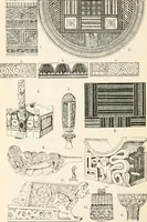 An illustration from Styles of ornament, exhibited in designs, and arranged in historical order, with descriptive text. A handbook for architects, designers, painters, sculptors, wood-carvers, chasers, modellers, cabinet-makers and artistic locksmiths as well as also for technical schools, libraries and private study (1910)