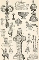 Picture 165 of 639 from Styles of ornament, exhibited in designs, and arranged in historical order, with descriptive text. A handbook for architects, designers, painters, sculptors, wood-carvers, chasers, modellers, cabinet-makers and artistic locksmiths as well as also for technical schools, libraries and private study (1910), leaf 190