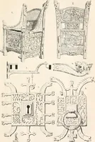 An illustration from Styles of ornament, exhibited in designs, and arranged in historical order, with descriptive text. A handbook for architects, designers, painters, sculptors, wood-carvers, chasers, modellers, cabinet-makers and artistic locksmiths as well as also for technical schools, libraries and private study (1910)