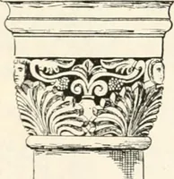 An illustration from Styles of ornament, exhibited in designs, and arranged in historical order, with descriptive text. A handbook for architects, designers, painters, sculptors, wood-carvers, chasers, modellers, cabinet-makers and artistic locksmiths as well as also for technical schools, libraries and private study (1910)