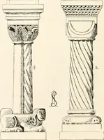An illustration from Styles of ornament, exhibited in designs, and arranged in historical order, with descriptive text. A handbook for architects, designers, painters, sculptors, wood-carvers, chasers, modellers, cabinet-makers and artistic locksmiths as well as also for technical schools, libraries and private study (1910)