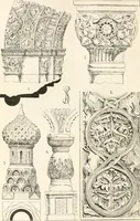 An illustration from Styles of ornament, exhibited in designs, and arranged in historical order, with descriptive text. A handbook for architects, designers, painters, sculptors, wood-carvers, chasers, modellers, cabinet-makers and artistic locksmiths as well as also for technical schools, libraries and private study (1910)